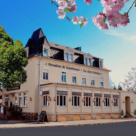 Zu Den Linden - Radebeul Pension Mit Restaurant Екстериор снимка
